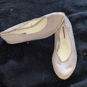 Light tan slip on fairytales are true size 6.5